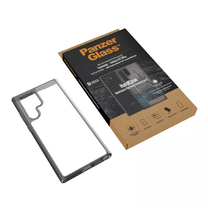 PanzerGlass® HardCase Samsung Galaxy S22 Ultra 5G – preto fumado