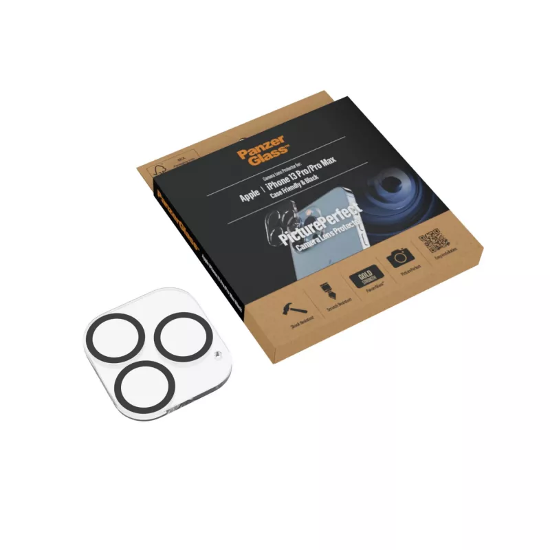 Protetor de objetiva de câmara PanzerGlass Apple iPhone 13 Pro 13 Pro Max resistente a riscos e choques