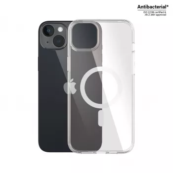 Capa rígida PanzerGlass ® transparente com MagSafe branco iPhone 14 Plus