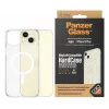 Capa de proteção rígida MagSafe capa para telemóvel PanzerGlass para iPhone 15 Plus — plástico reciclado transparente, compatível com ecrã de 6,69 polegadas
