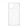 Capa de proteção rígida MagSafe capa para telemóvel PanzerGlass para iPhone 15 Plus — plástico reciclado transparente, compatível com ecrã de 6,69 polegadas