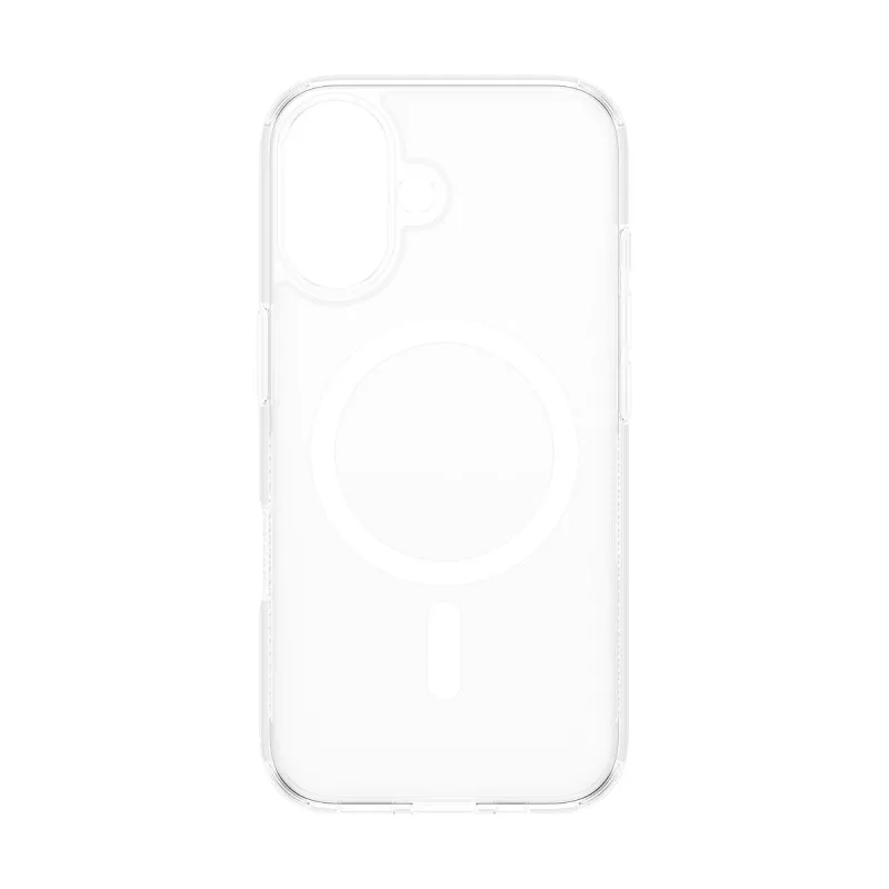 Capa PanzerGlass HardCase transparente com MagSafe branco iPhone '24 6.1 polegadas