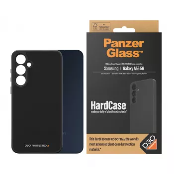 Capa rígida PanzerGlass ® preta com D3O® Samsung Galaxy A55 5G