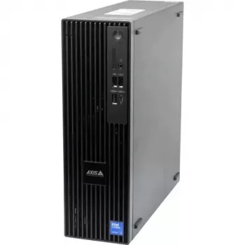 Codificador/descodificador de vídeo AXIS S9302 MkII preto — 1 entrada de vídeo, reprodução em 36 canais, 16 GB de armazenamento interno, 100–240 V AC