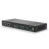 Lindy sistema de apresentação HDBaseT com painel de controlo, 3840 x 2160 píxeis, transmissor e recetor AV, 70 m, com fios, preto, branco, HDCP