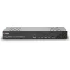 Lindy sistema de apresentação HDBaseT com painel de controlo, 3840 x 2160 píxeis, transmissor e recetor AV, 70 m, com fios, preto, branco, HDCP