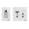 Lindy sistema de apresentação HDBaseT com painel de controlo, 3840 x 2160 píxeis, transmissor e recetor AV, 70 m, com fios, preto, branco, HDCP