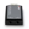 Lindy extensor IR sem fios bidirecional, transceptor, transmissor e recetor AV, 150 m, com fios, preto