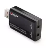 Lindy extensor IR sem fios bidirecional, transceptor, transmissor e recetor AV, 150 m, com fios, preto