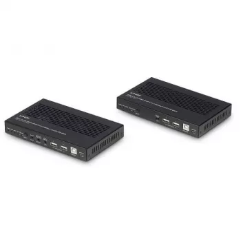 Lindy extensor KVM HDBaseT 3.0 Cat.6A HDMI 4K60, áudio, IR e RS-232 100 m