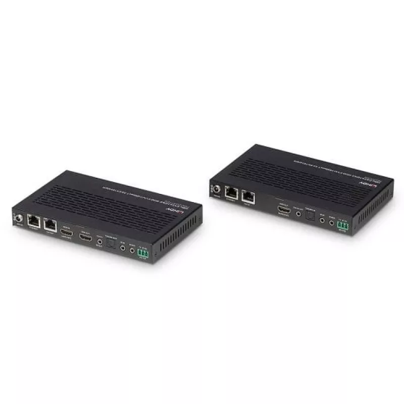 Lindy extensor KVM HDBaseT 3.0 Cat.6A HDMI 4K60, áudio, IR e RS-232 100 m