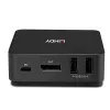 Lindy switch KVM 2 portas Type-C, DisplayPort 1.2, 3840 x 2160 píxeis, 4K Ultra HD, cinzento