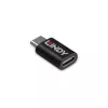 Lindy USB 3.2 Type-C para C 100W bloqueador de dados, USB Type-C, USB Type-C, preto