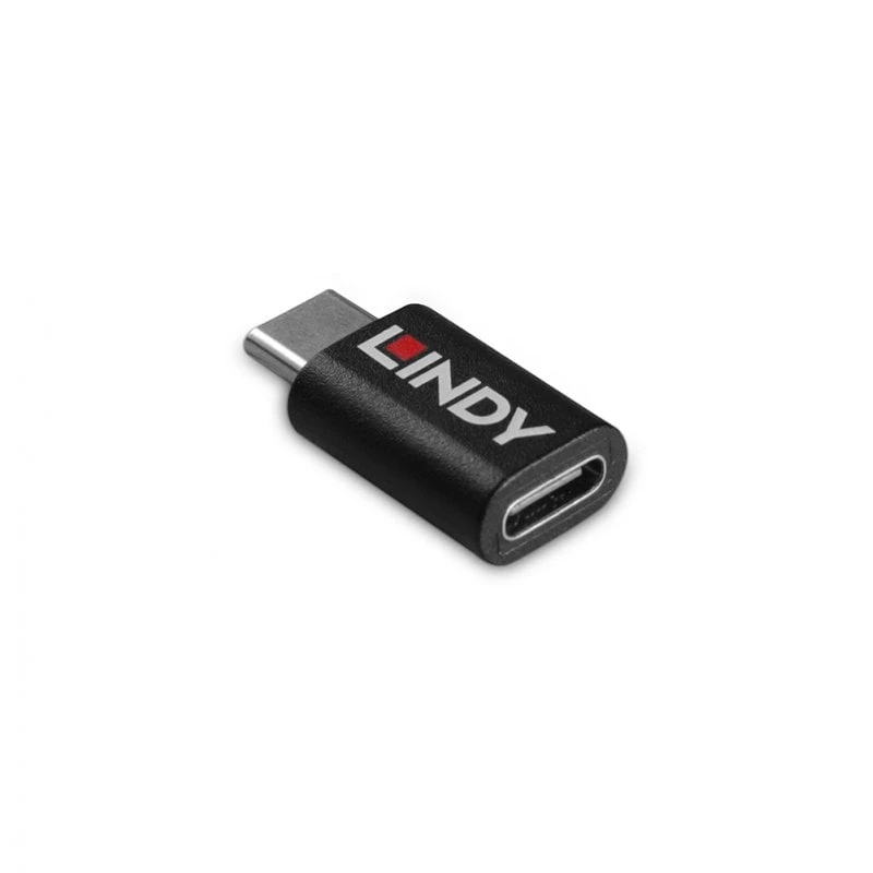 Lindy USB 3.2 Type-C para C 100W bloqueador de dados, USB Type-C, USB Type-C, preto