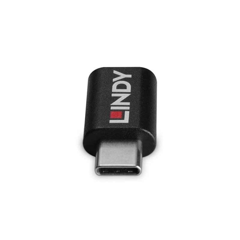 Lindy USB 3.2 Type-C para C 100W bloqueador de dados, USB Type-C, USB Type-C, preto