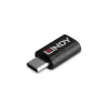 Lindy USB 3.2 Type-C para C 100W bloqueador de dados, USB Type-C, USB Type-C, preto