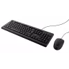 Trust TKM-250 Teclado rato incluído escritório USB QWERTZ alemão preto
