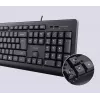 Trust TKM-250 Teclado rato incluído escritório USB QWERTZ alemão preto