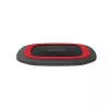 Carregador sem fios RealPower FreeCharge-10 smartphone preto vermelho