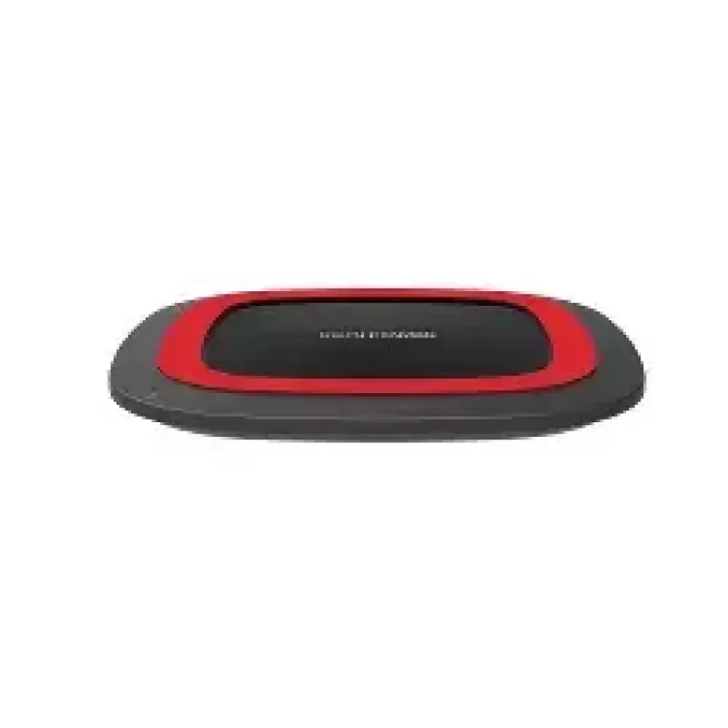 Carregador sem fios RealPower FreeCharge-10 smartphone preto vermelho