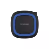RealPower FreeCharge-10 Estação de carregamento sem fios com adaptador, preto/azul (257640)