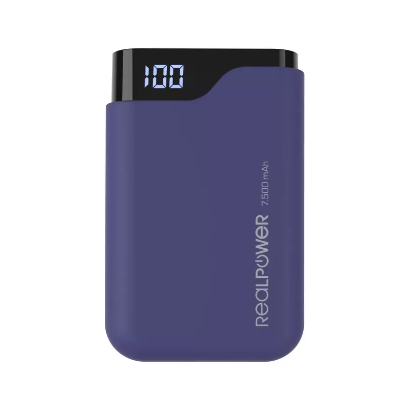 Bateria portátil RealPower PB-7500C 7500 mAh