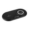 Carregador de interior USB RealPower ChargeAIR Duo para smartphone e smartwatch Preto