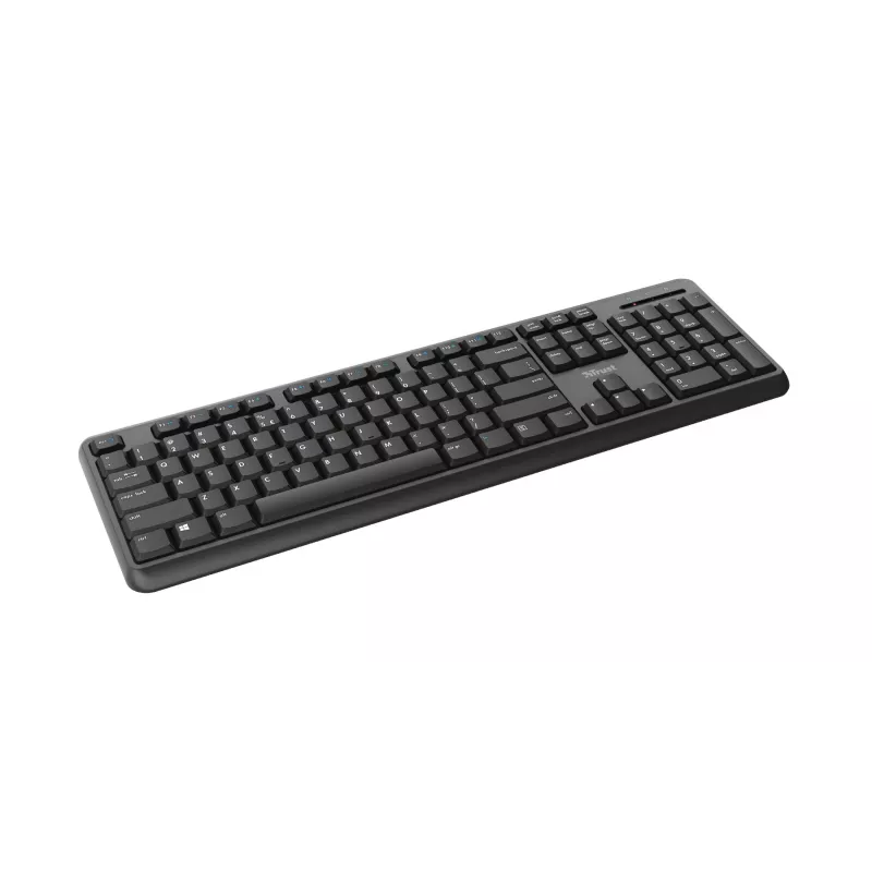 Teclado Trust Ody Escritório RF Sem fios QWERTZ Alemão Preto