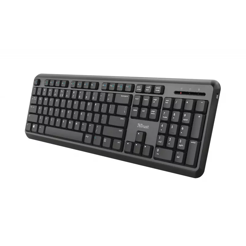 Teclado Trust Ody Escritório RF Sem fios QWERTZ Alemão Preto