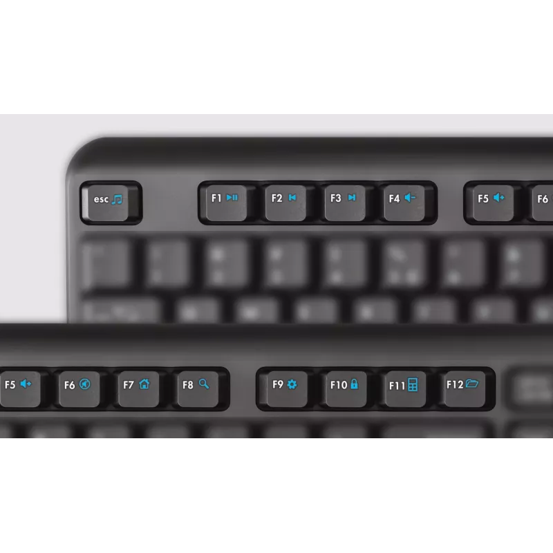 Teclado Trust Ody Escritório RF Sem fios QWERTZ Alemão Preto