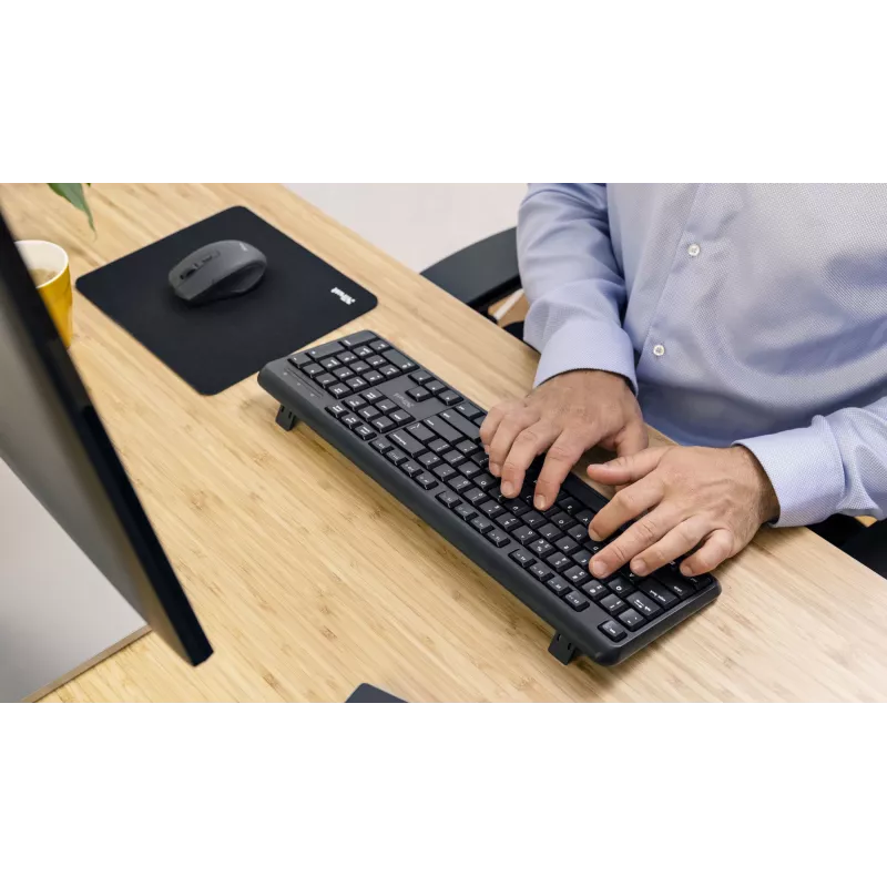 Teclado Trust Ody Escritório RF Sem fios QWERTZ Alemão Preto