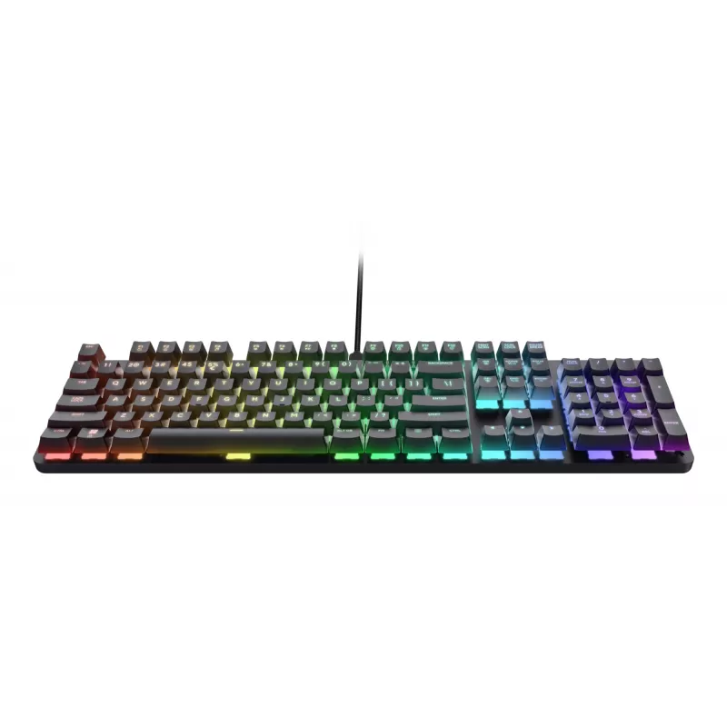 Teclado gaming Trust GXT 871 Zora Mecânico USB RGB Preto