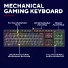 Teclado gaming Trust GXT 871 Zora Mecânico USB RGB Preto