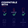 Teclado gaming Trust GXT 871 Zora Mecânico USB RGB Preto