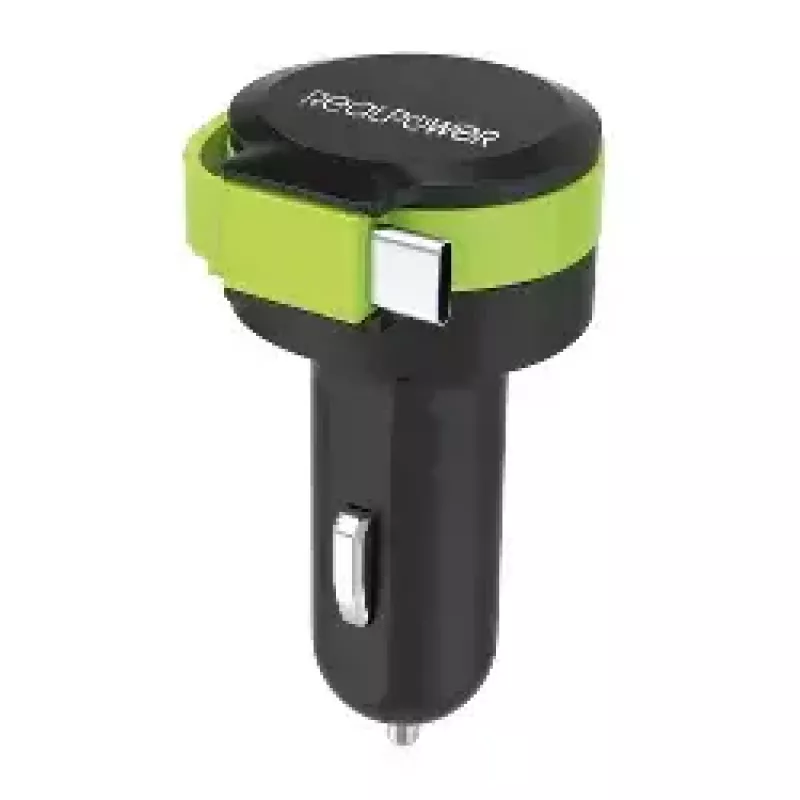 Carregador móvel RealPower 257636 Universal preto verde