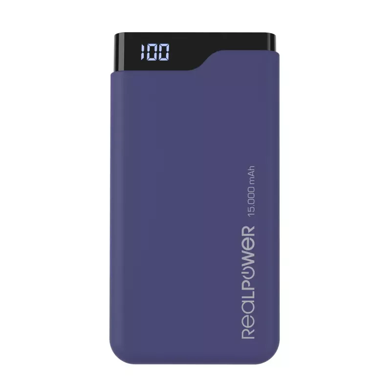 Carregador portátil RealPower PB-15000C 15000 mAh