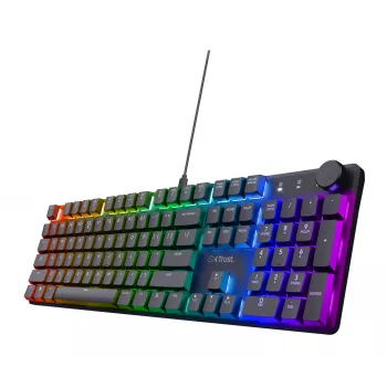 Teclado gaming Trust GXT 866 Torix mecânico USB QWERTZ preto