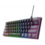 Teclado gaming Trust GXT 867 Acira USB QWERTZ alemão preto cinzento 60% mecânico RGB