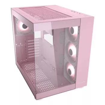Caixa de PC COUGAR Gaming FV150 RGB Midi Tower rosa