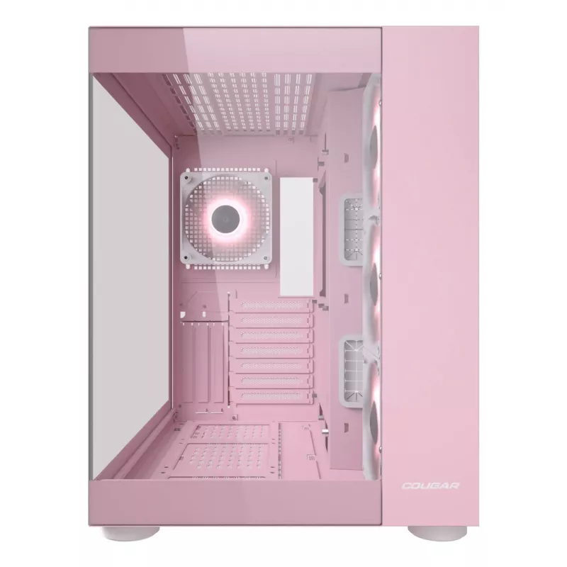 Caixa de PC COUGAR Gaming FV150 RGB Midi Tower rosa