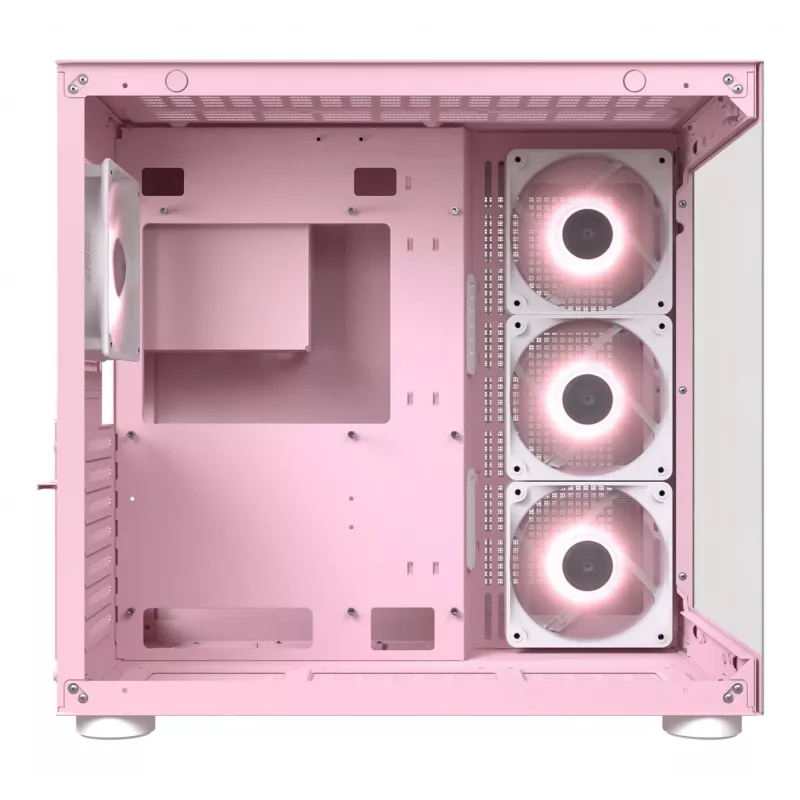 Caixa de PC COUGAR Gaming FV150 RGB Midi Tower rosa