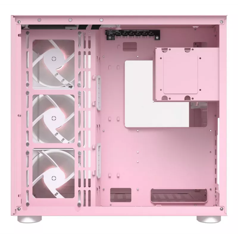 Caixa de PC COUGAR Gaming FV150 RGB Midi Tower rosa