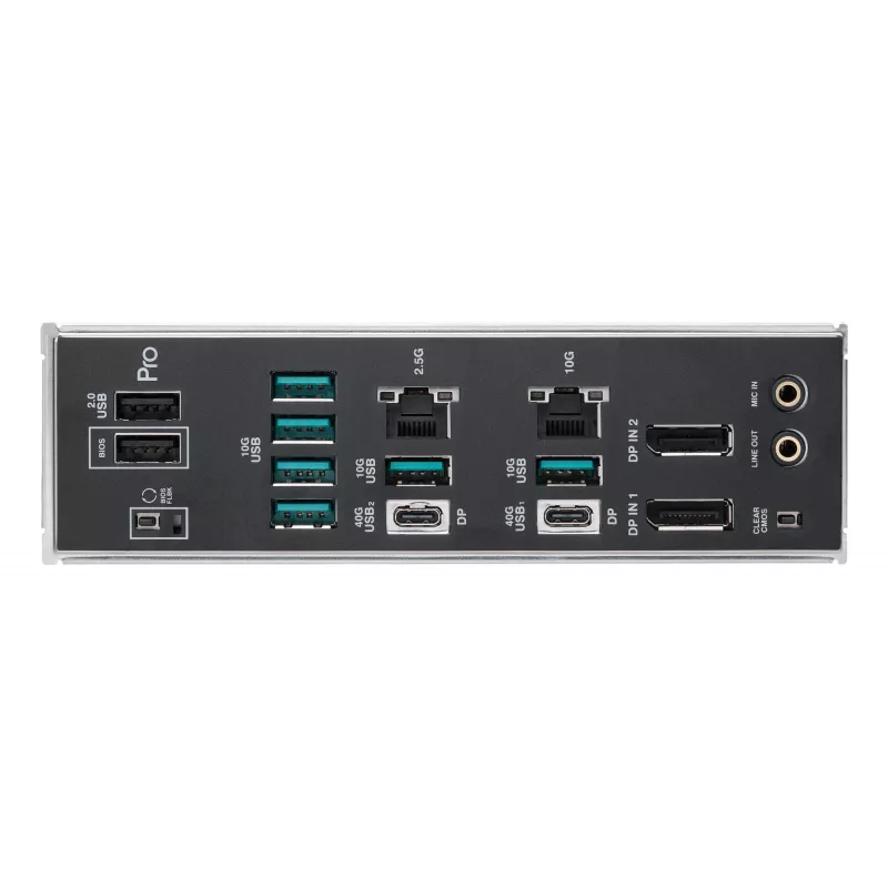 Placa-mãe ASUS PRO WS W890-SAGE — Intel W890, LGA 4710-2, CEB, 8× DIMM, DDR5, Quad-channel, Ethernet 2.5G e 10G