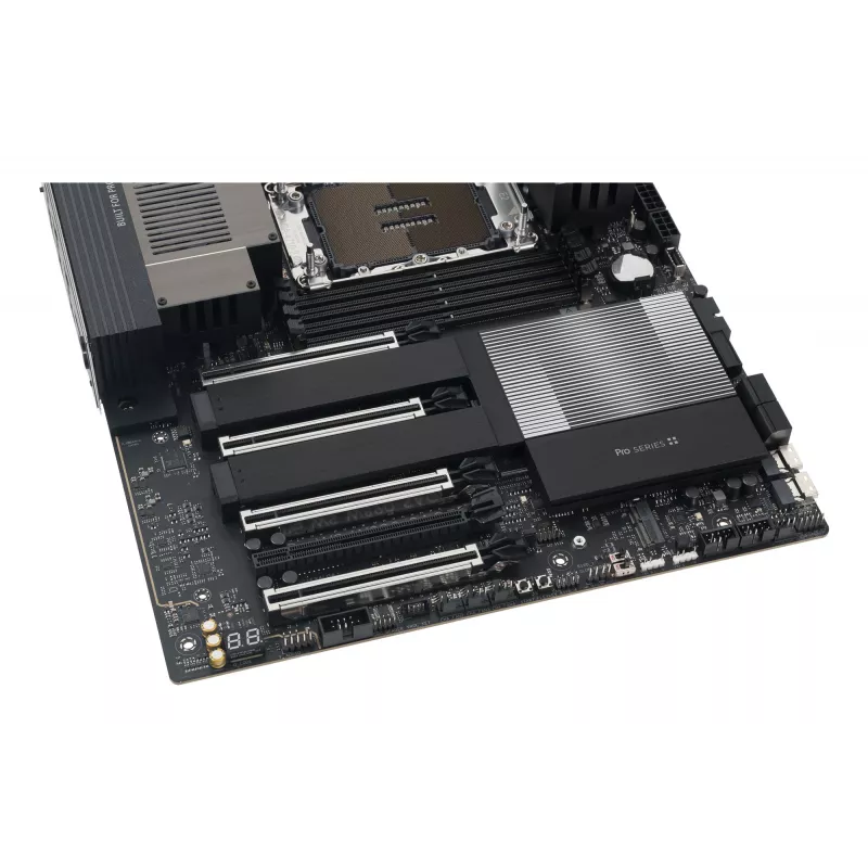 Placa-mãe ASUS PRO WS W890-SAGE — Intel W890, LGA 4710-2, CEB, 8× DIMM, DDR5, Quad-channel, Ethernet 2.5G e 10G