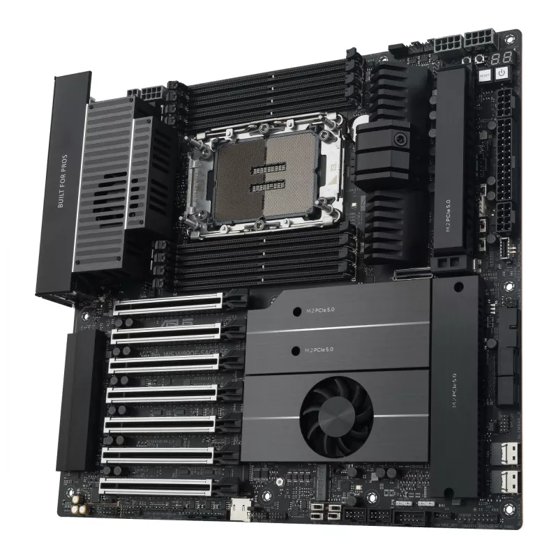 Placa-mãe ASUS Pro WS W890E-SAGE SE — Intel W890, LGA 4710-2, EEB, 8x DIMM DDR5, Octa-Channel, 10GbE