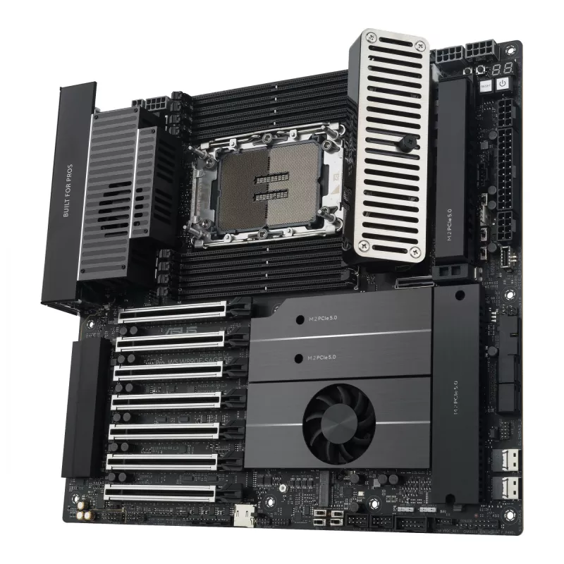 Placa-mãe ASUS Pro WS W890E-SAGE SE — Intel W890, LGA 4710-2, EEB, 8x DIMM DDR5, Octa-Channel, 10GbE