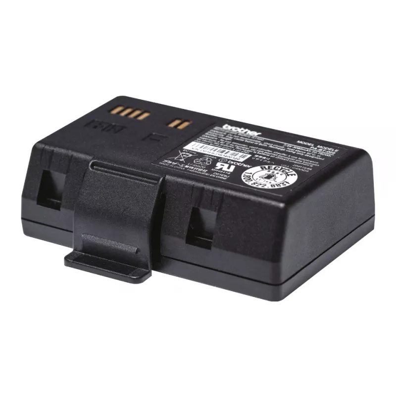 Bateria para impressora de etiquetas Brother PABT009 – compatível com RJ-3035B e RJ-3055WB, 1 unid., preta