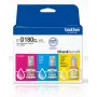 Frascos de tinta originais Brother BTD180CLVAL 3 peças ciano magenta amarelo