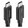 Hama Cabo USB-C Thunderbolt 5 80 Gbit/s, 5 A, 240 W, 8K, 1 m
