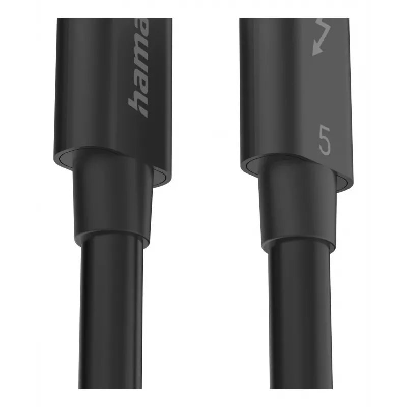 Hama Cabo USB-C Thunderbolt 5 80 Gbit/s, 5 A, 240 W, 8K, 1 m